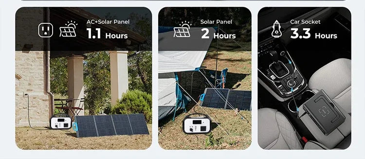 500w / 600w  Power Bank 220/110V Backup  Station Camping  Source