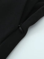 Willshela Women Fashion Solid Lace Up Side Zipper Straight Pants Vintage High Elastic Waist Female Chic Lady Trousers