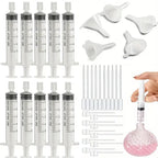20/40pcs perfume supplement set: plastic funnel, pipette, dropper and syringe-ideal for travel and DIY cosmetics