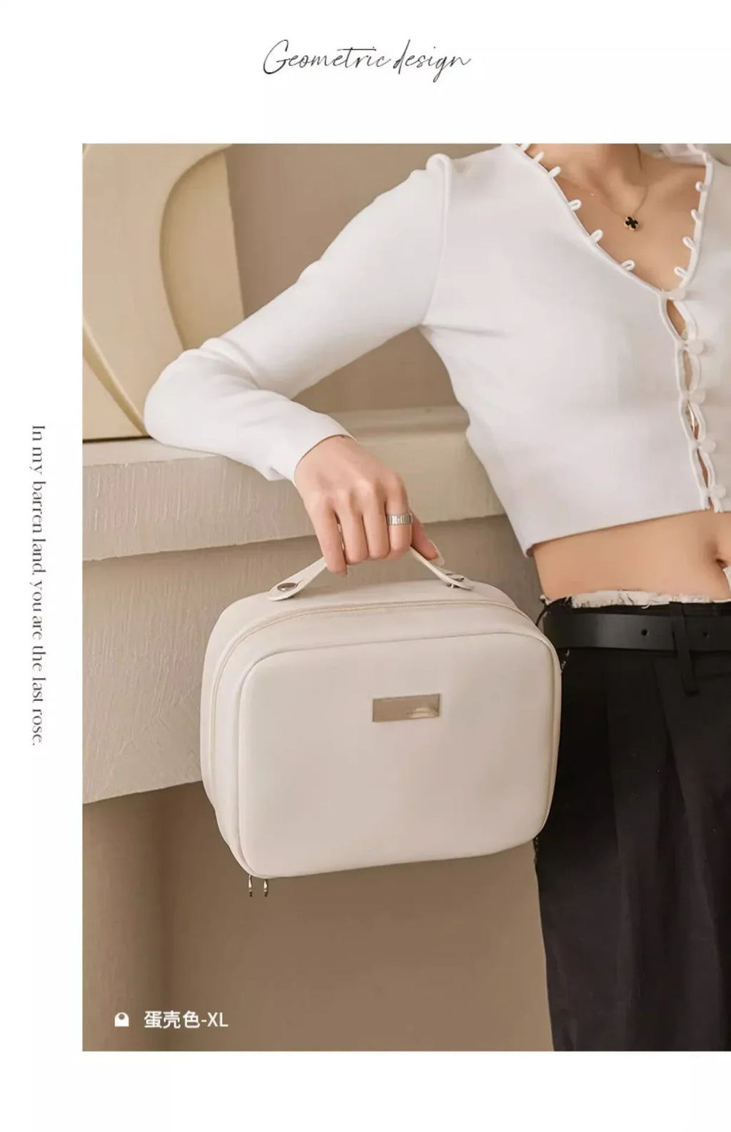 Cosmetic bag  new high-end exquisite portable travel portable toiletry bag large capacity cosmetics storage bag women handbags