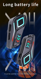 Hands-Free Music Riding Waterproof Noise Cancelling Bluetooth Motorcycle Intercom Helmet Headset