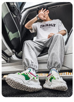 Men's Shoes 2025 Thick Sole Height Increasing New Breathable Trend Fashionable and Versatile Casual Sports Comfortable Trend