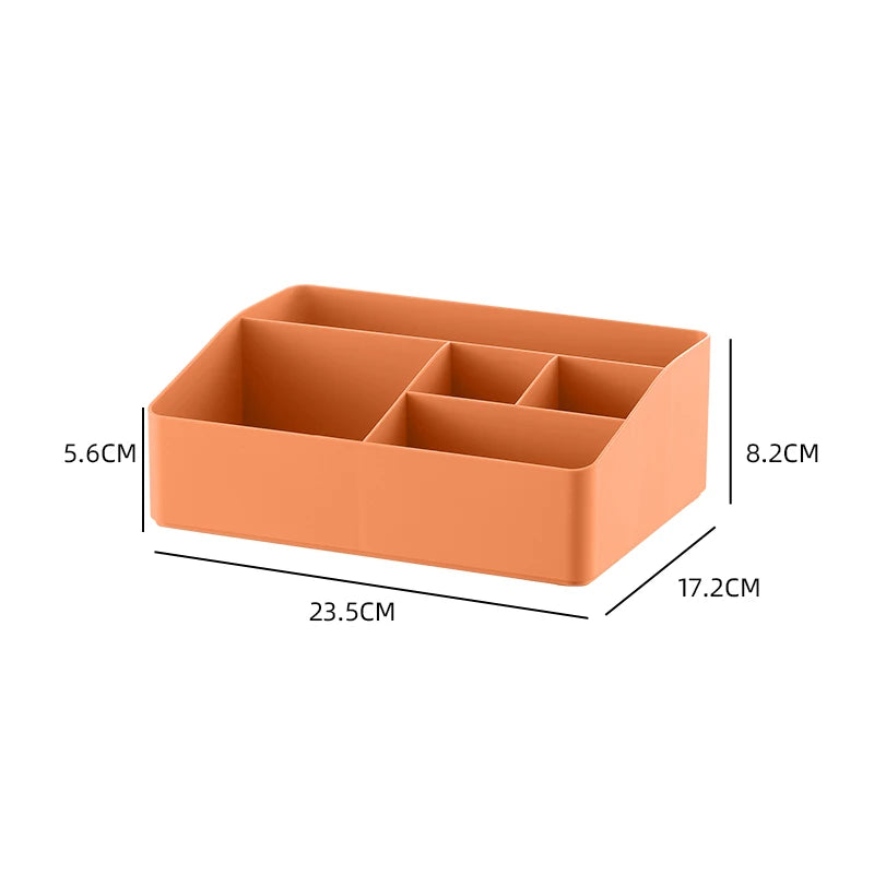 Makeup Organizer for Cosmetics Large Capacity Plastic Storage Container Desktop Organizer Boxes Jewelry Office Storage Baskets