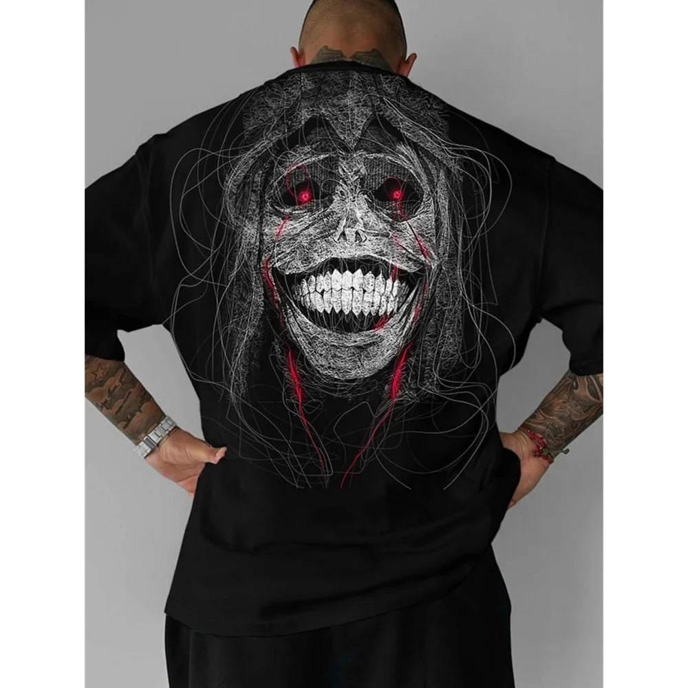 Men's T-Shirt Summer Tshirt Casual Short Sleeved Top O Neck T Shirt Loose Micro Elasticity Retro Fashion Breathable Men Clothing