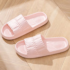 Women's Summer Slippers - Non-Slip Bathroom Sandals for Indoor/Outdoor, Soft Sole Cute House Slides for Couples & Men