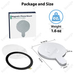 Magnetic Adapter Mobile Phone Holder Handheld Stabilizer Quick Release Accessories for DJI Osmo OM6 OM5 OM4 Gimbal for Magsafe