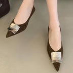Women's High Heels, Fashionable Pointed Toe Design, Simple and Versatile Style, Suitable for Spring Commuting Wear, Sandals