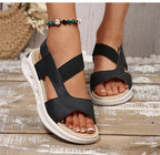 Women's Sandals Casual Summer Women Sandals Soft Heels Sandalias De Mujer 2025 New Summer Shoes Woman Mix Color Footwear Female