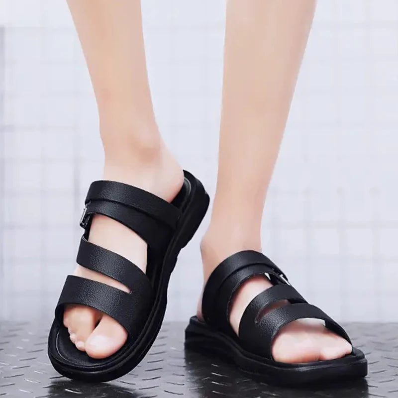 Men's Sandals New Style Men's Two Wear Indoor and Outdoor Comfortable Non slip Casual Outerwear Fashion Sports Men's Cool Slippe