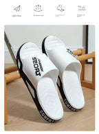 Slippers for men can be worn externally in summer. Trendy bathroom, bathroom, non-skid home, indoor, and home sandals for men