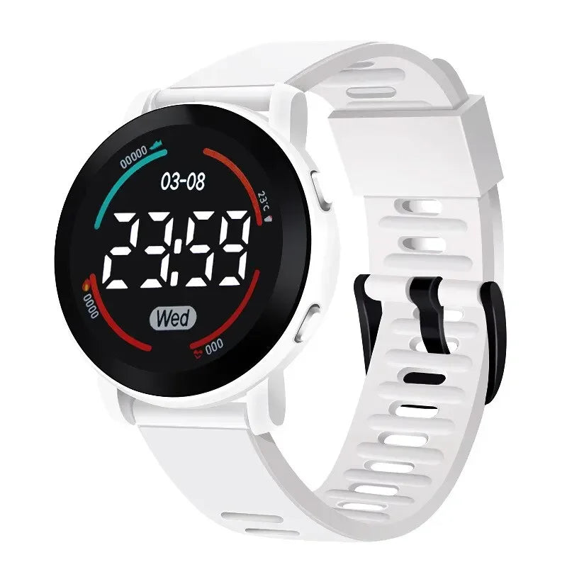 Couple Watches Fashion LED Digital Watch for Men Women Sport Silicone Casual Watch Electronic Clock New Boys Girls Student Clock