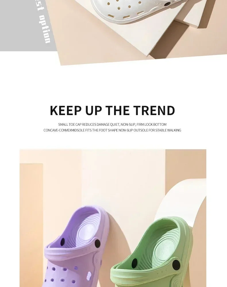 Womens House Slippers Casual Garden Clogs Outdoor Wide Toe Shoe for Ladies Men Sandalia Non Slip Indoor Outdoor Shoes