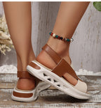 Women's Sandals Casual Summer Women Sandals Soft Heels Sandalias De Mujer 2025 New Summer Shoes Woman Mix Color Footwear Female