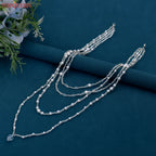 TOPQUEEN SG04 Jewelry Bride Wedding Accessories Crystal Tassel Pendant Necklace Women's Bolero Shawl Dress Shoulder Decoration