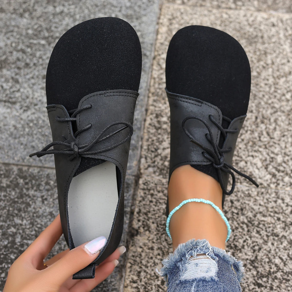 Woman Flats Shoes Loafers Fashion Casual Sports Sneakers Trend Brand Women's Fashion Dress Shoes New Lace Up Femme Zapatos