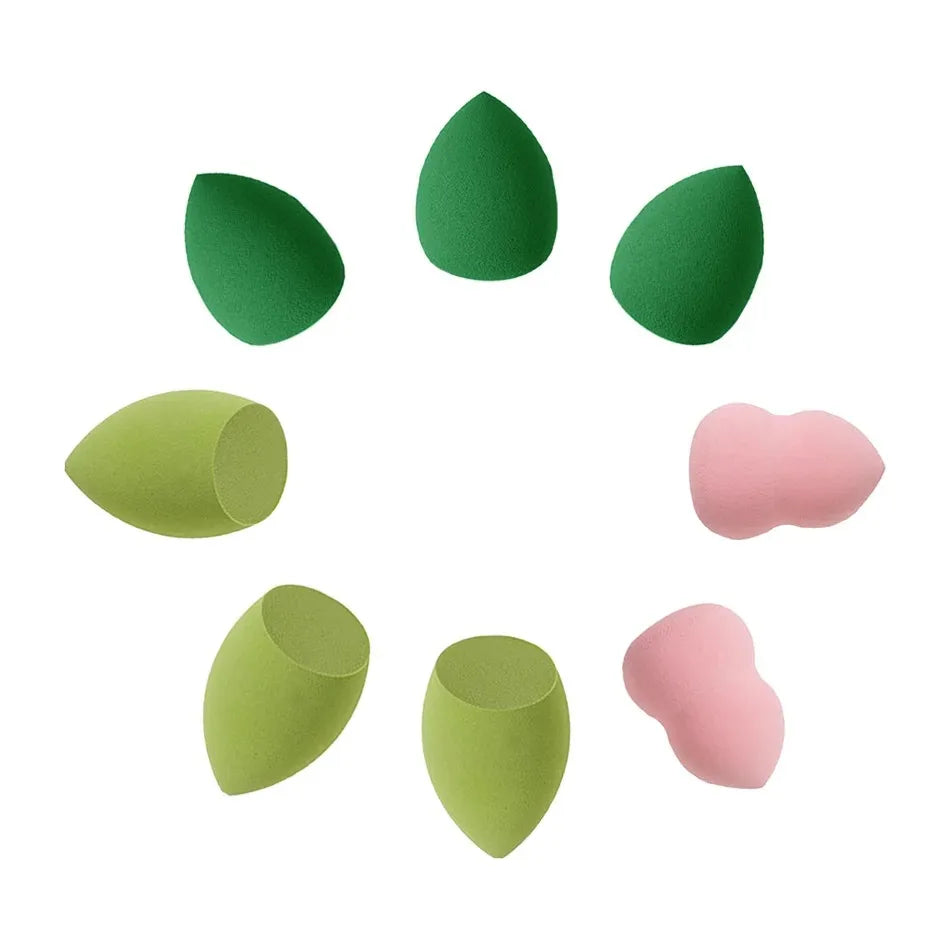 3 cosmetic sponge sets, cosmetic egg, dry and wet, cosmetic sponge for liquid foundation, honey powder and foundation make-up