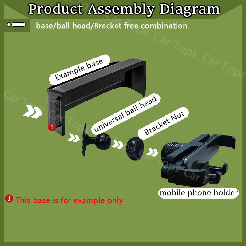 Car Mobile Phone Holder for Avatr 11 2023 2024 15.6 inches Screen Mount MagSafe Bracket Wireless Charger Stand Auto Accessories