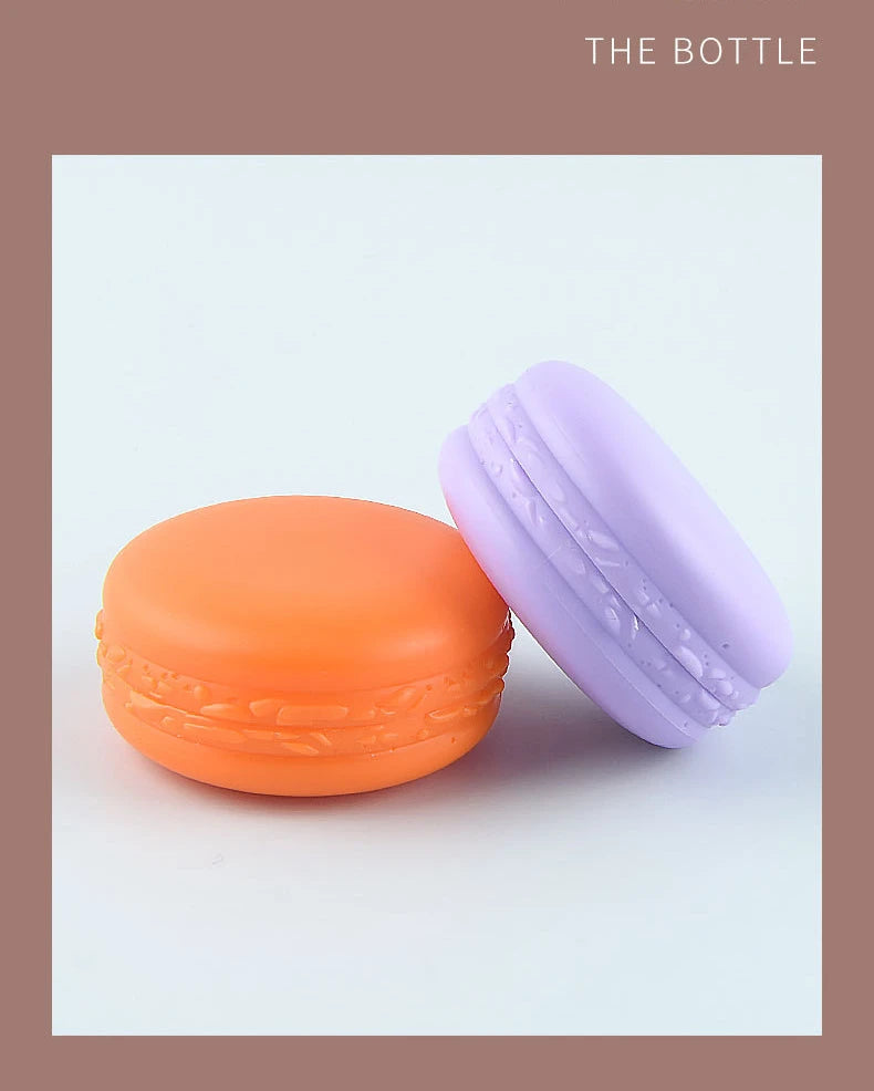 10G 20/50/100pcs Plastic Cosmetic Cream Containes, Candy Color Macarons Lipstick/Lip Balm Sub Package,Cute Eyeshadow Powder Case