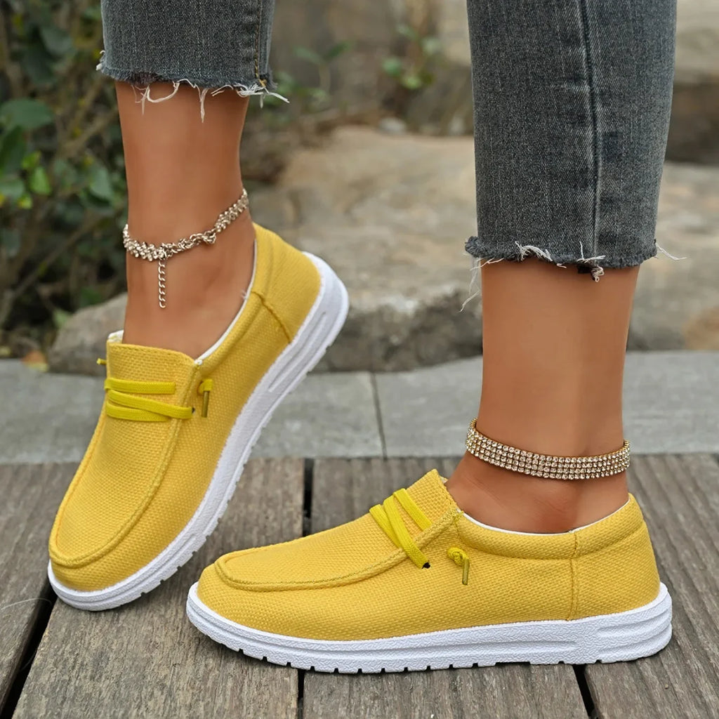 Women Flats Shoes New Summer Casual Breathable Loafers Platform Designer Shoes Slip on Fashion Sneakers Women Zapatos De Mujer