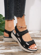 Summer Wedge Sandals for Women 2025 New Fashion Non Slip Beach Shoes Woman Lightweight Casual Platform Plus Size Sandals Women