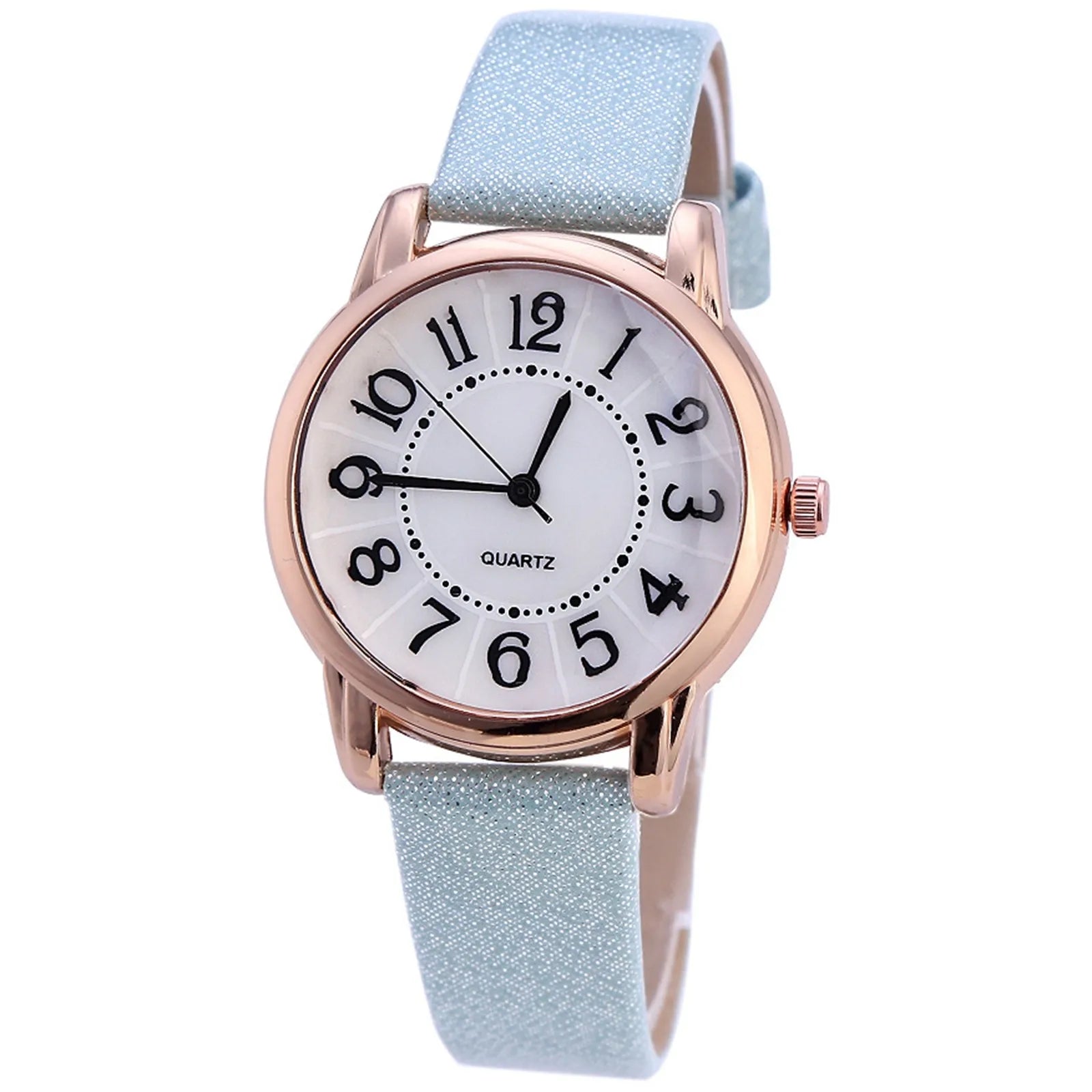 Women's Watch Quartz Dial Digital Watch Frosted Leather Strap Ladies And Girls' Watch Female Casual Ladies Watches женские часы