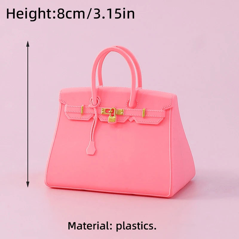 Girl's Birthday Party Cosmetics Decorations Lipstick Perfume Bottle Eyeshadow Box Cake Top Lady's Mom's Birthday Cupcake Toppers