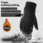 Winter Gloves Men Women Touch Screen Warm Gloves Water Resistant Windproof Thermal Gloves for Driving Running Ski riding