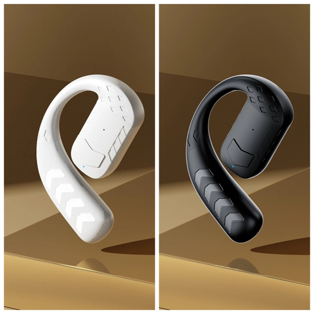 Handsfree Headset Bluetooth Noise Canceling Sports Waterproof Compatible HiFi Stereo Ear Hook Wireless Single Earphone Driving