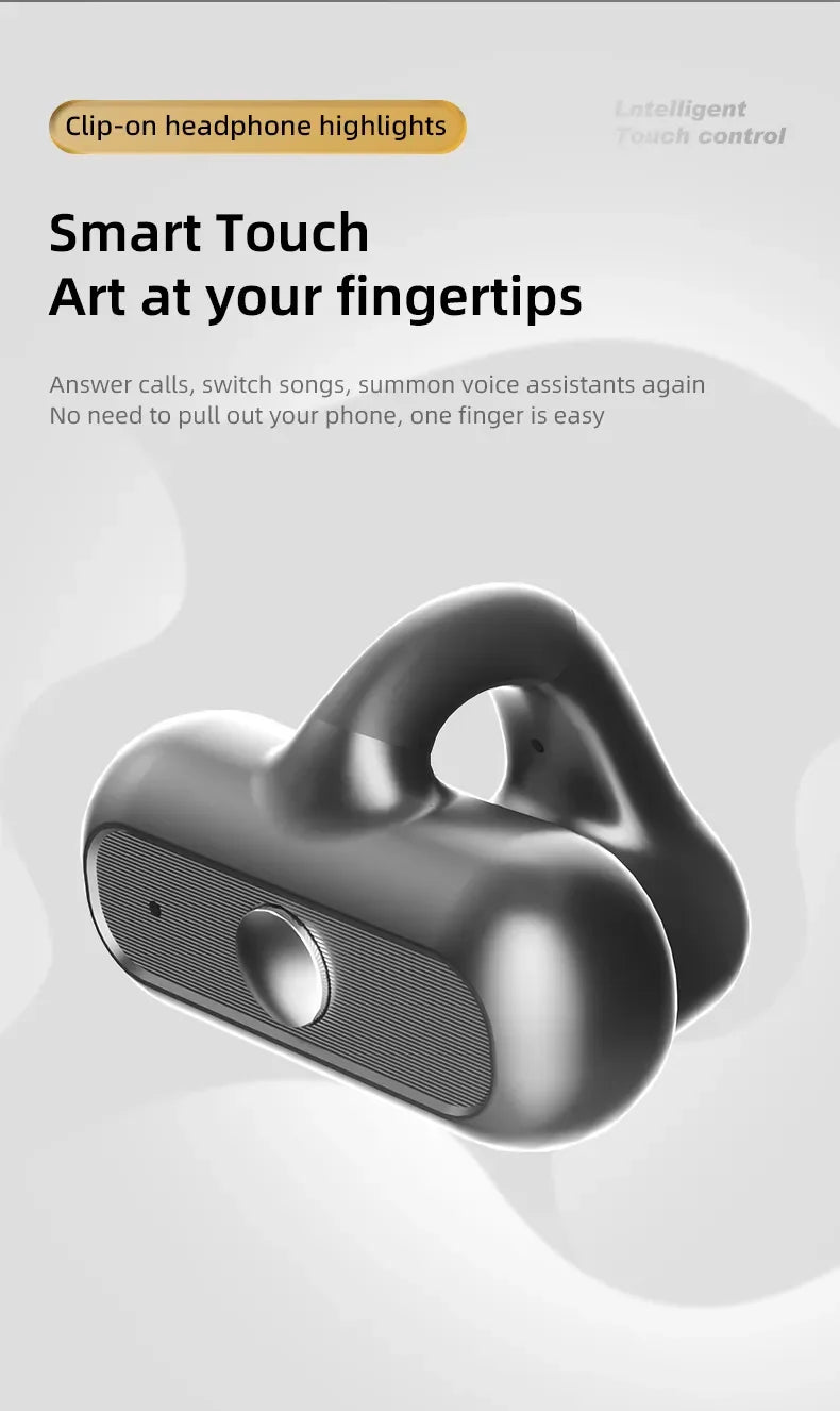 2023 New Wireless Audio Headphones, TWS Microphone, Invisible, Sports, Mini, Stereo, Mono, Ear Hanger, Music, Only One Headset