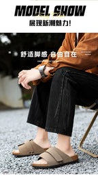 Men's Summer Sandals for Men Shoes Flat Sandals Trend 2024 Man Slippers Slipers Mens Soft Sandles High Quality Shoes Sandal Sale