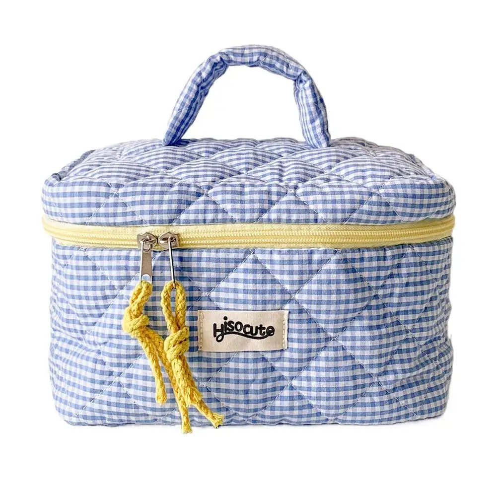 Cosmetic Bag Simple Style Large Capacity Portable Cosmetic Tools Storage Bag for Home Bathroom Toiletry Bag Makeup Bag