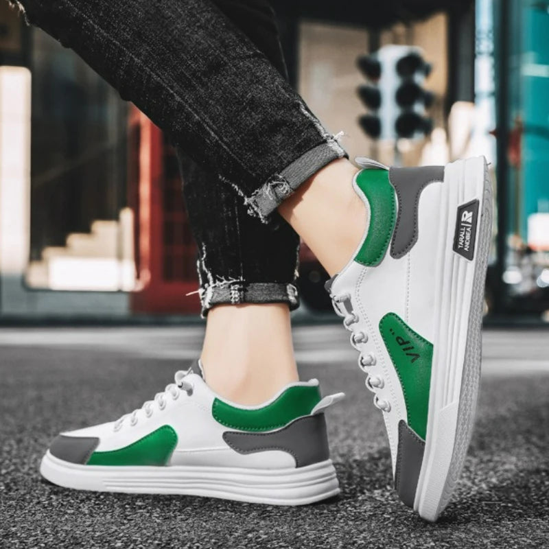 Men's Shoes Outdoor Sneakers Low Top Leather Male Loafers Trend Comfortable Running Shoes High Quality Slip on Men Casual Shoes