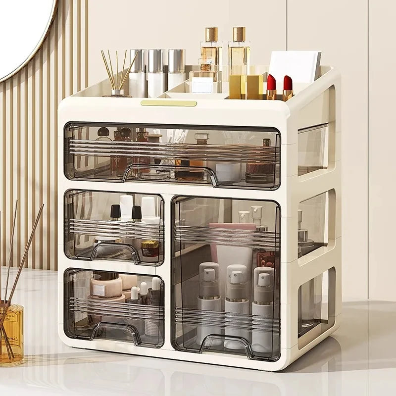Lipstick Facial Mask Compartment Shelf Drawer Dresser Skin Care Products Storage Box Cosmetics Storage Box