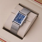 OGEDA Waterproof Couple Watches Casual Fashion Quartz Stainless Steel Leather Strap Square Dial Men's And Women's Lover Watch