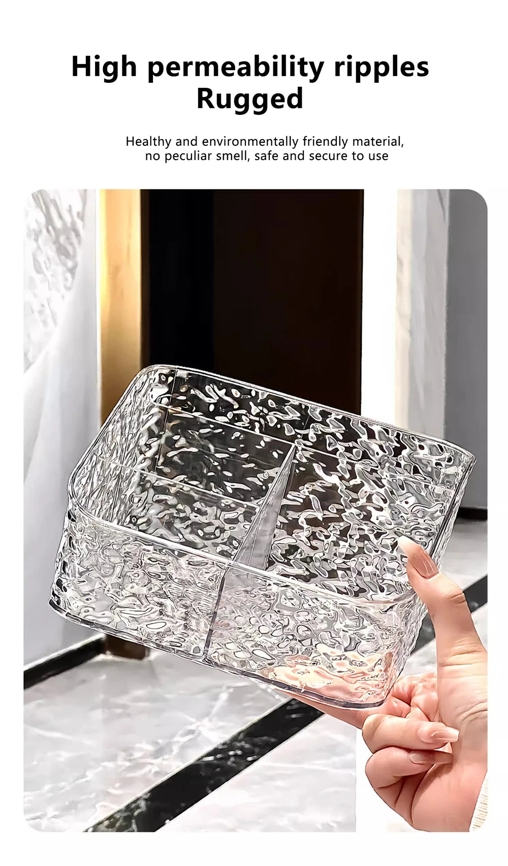 Cosmetic Organizer For Vanity Makeup Organizer Clear Acrylic Cosmetic Storage Box Perfume Holder Skincare Organiser For Lipstick