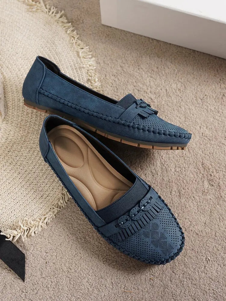 Women Flats Fashion Breathable Women Casual Shoes Slip On Flat Shoes Walking Sneakers Women Shoe Retro Shoes Female Plus Size