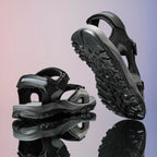 Summer New Sandals Men's Water Beach Breathable Quick Drying Shoes Comfortable Flat Bottom Non slip Sandals Driving Shoes