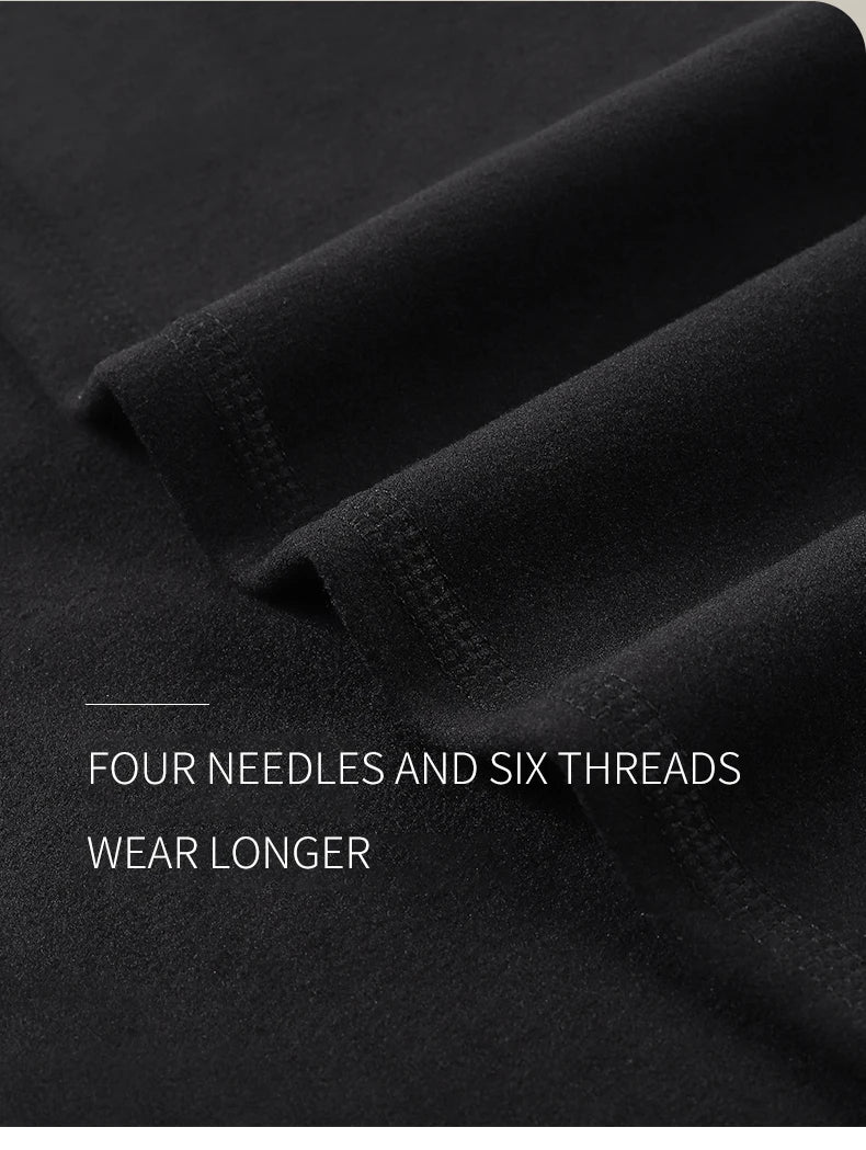 Warm Pants For Men With Plush And Thickened Autumn And Winter High Elasticity, Tight Fitting Sports Bottoms And Slim Fitting Pan