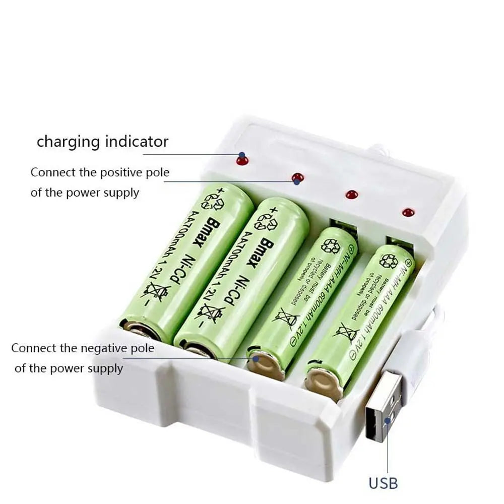 Dock Rechargeable Auto Stop Charger Batteries USB Charger Battery Charger Battery Charging Station Lithium Battery Charger