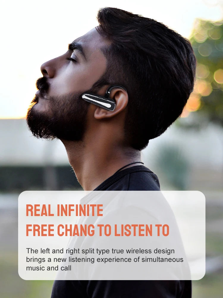 Handsfree YYK 530 Business Earbuds Single Wireless Car Driving Earphone Ear Hook Sport Headset  earphones