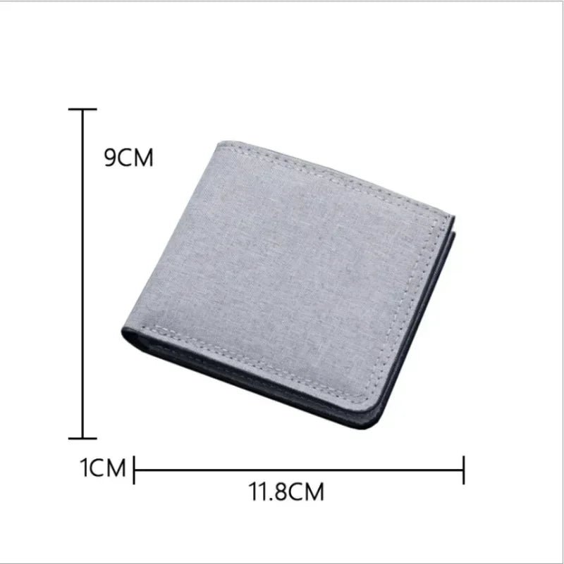 Dogman Anime Short Wallets Cartoon Nylon Wallet Portable Fashion Cartoon Dog Card Holder Coin Purse Cute Boys Purses Child Gift