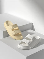 Women's Classy  Slippers for Women at Home in Summer, Comfortable Soft-Soled Non-Slip Outdoor Thick-Soled Casual Lightweight Summer Slippers for Women