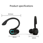 Bluetooth 5.2 Business Wireless Headphone Ear-Hook Mini HIFI Bass Noise Cancelling Earphone With Mic Sport Game Headset