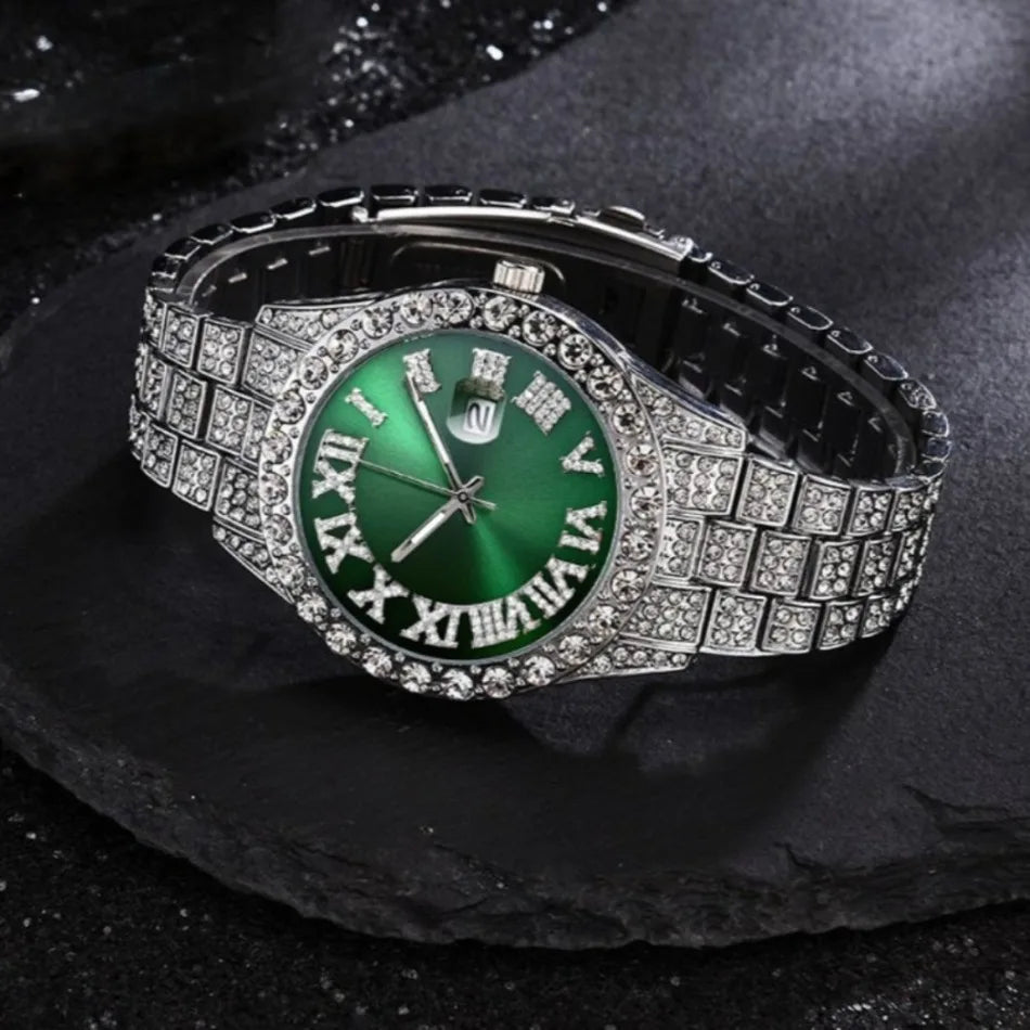 Couple Watches, 2-Piece Set Luxury Watch Set Classic Minimalist Large Dial Casual Versatile Quartz Watch Combo Set Holiday Gift