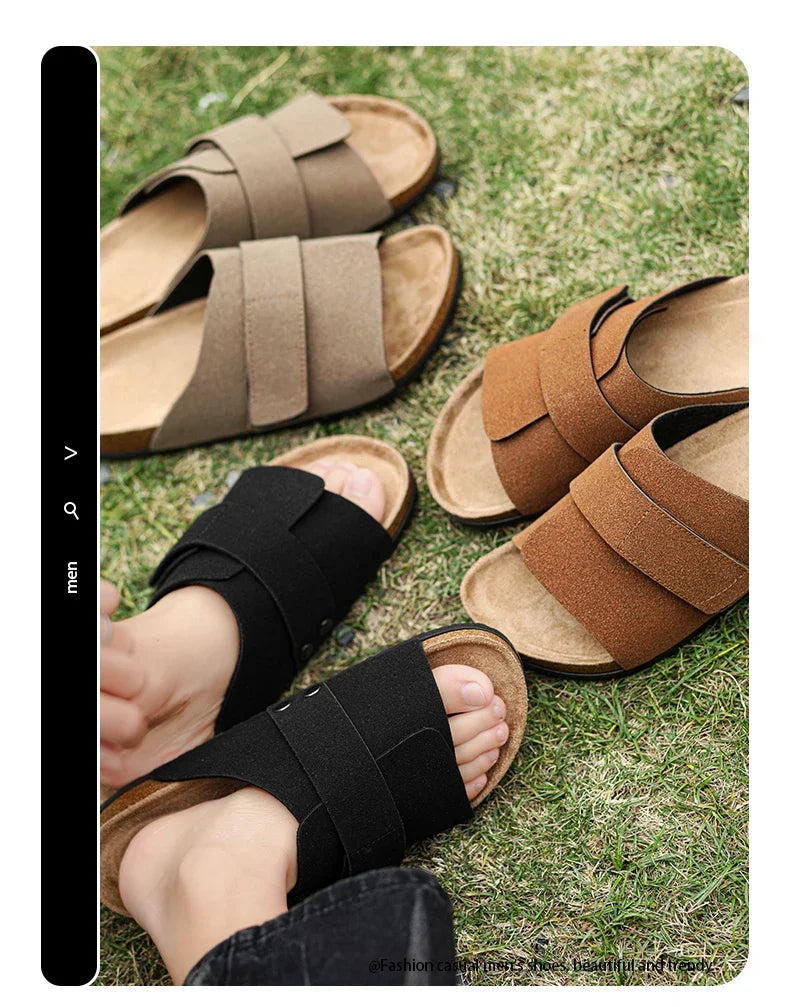 Men's Summer Sandals for Men Shoes Flat Sandals Trend 2024 Man Slippers Slipers Mens Soft Sandles High Quality Shoes Sandal Sale