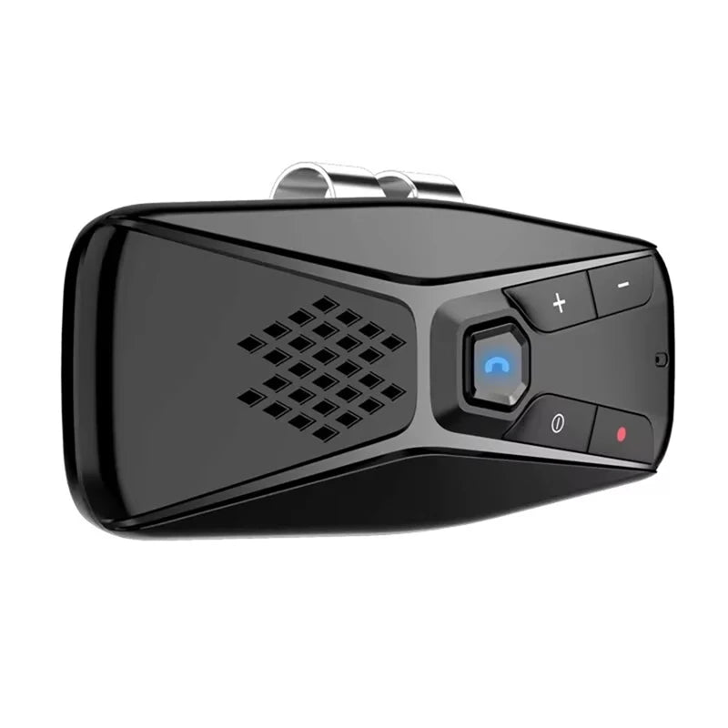 A99E-Wireless Car Kit Handsfree Calling Speakerphone Automatic Shut Down And Auto Connect Voice Assistance With Visor Clip