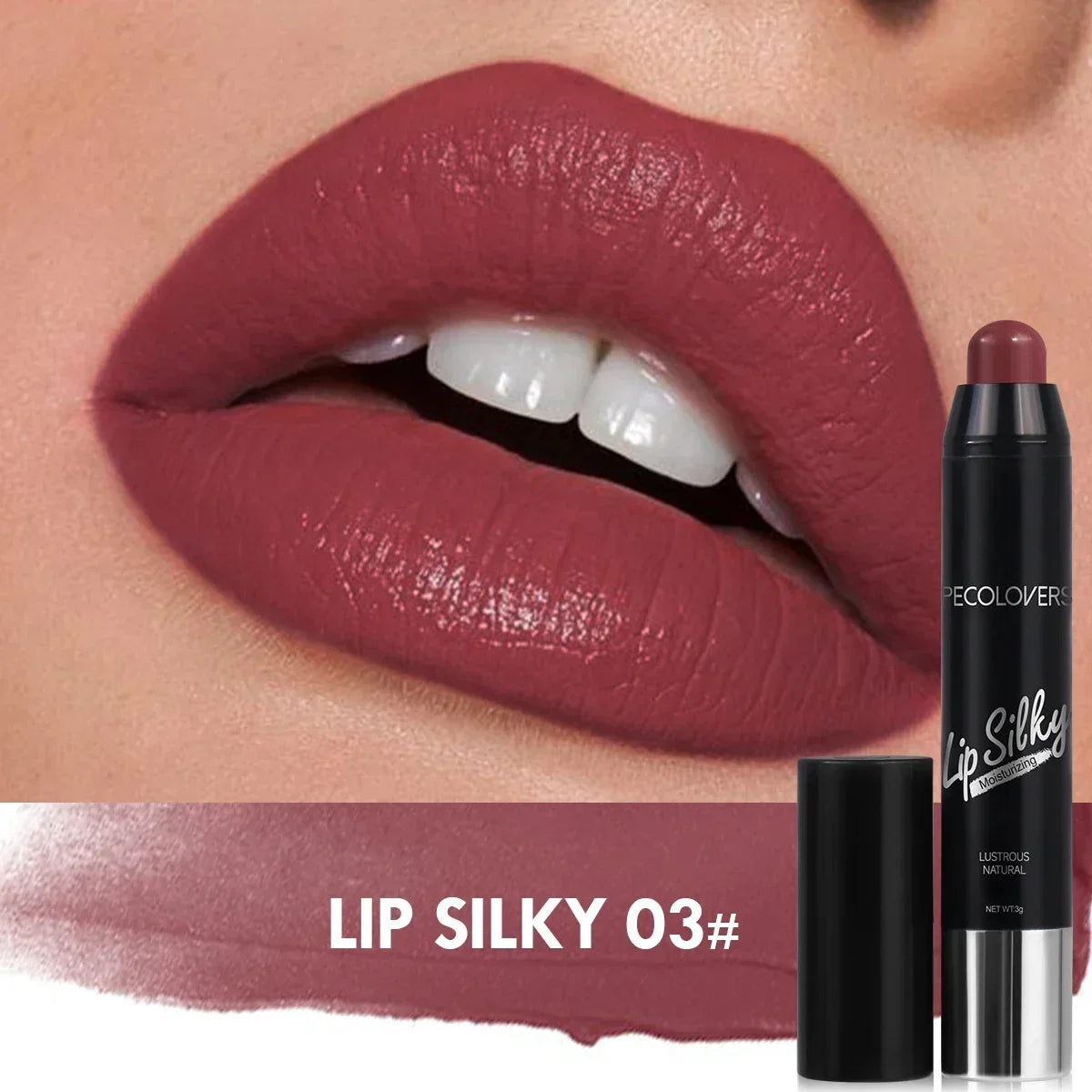 1PC Reduce Lip Lines, Three-dimensional Gloss, Rich Color, Silky Smooth, Moisturizing, Lipstick, Lip Makeup Cosmetic
