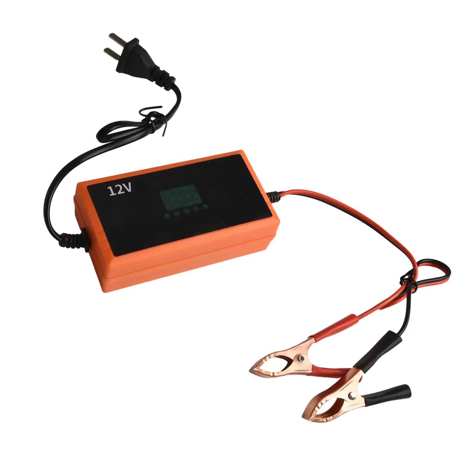 12V Car Battery Charger 3-20A Lead-acid Batteries Charger Fast Charging Car Motorcycle Battery Charger ABS Car Accessories