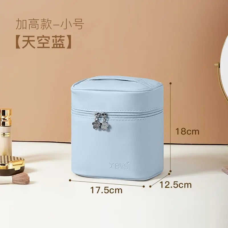 New Cosmetics Organizer Vertical Large-capacity Cosmetic Bag Deep Portable Handheld Waterproof Out Wash Storage Bag
