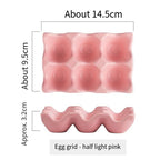 Kitchen Supplies Egg Tray Egg Rack Household Ceramic Tableware Supplies Egg Tray Egg Tray